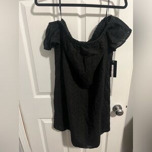 Black Off-Shoulder Dress